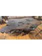 old growth redwood table